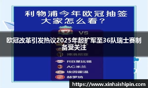 欧冠改革引发热议2025年起扩军至36队瑞士赛制备受关注
